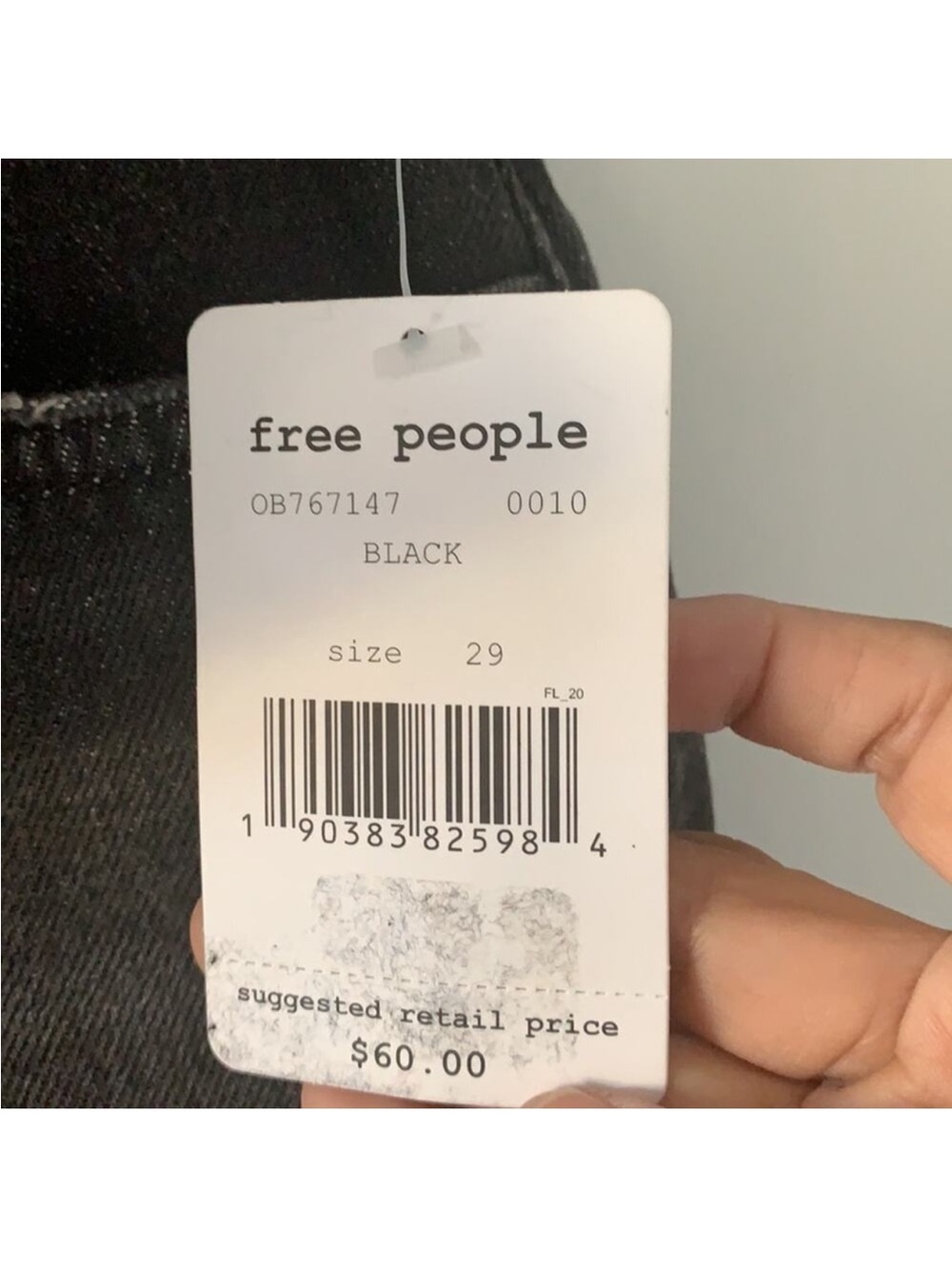 Free People We the free Women's Distressed Mini Denim Skirt Size 29 - Picture 8 of 9